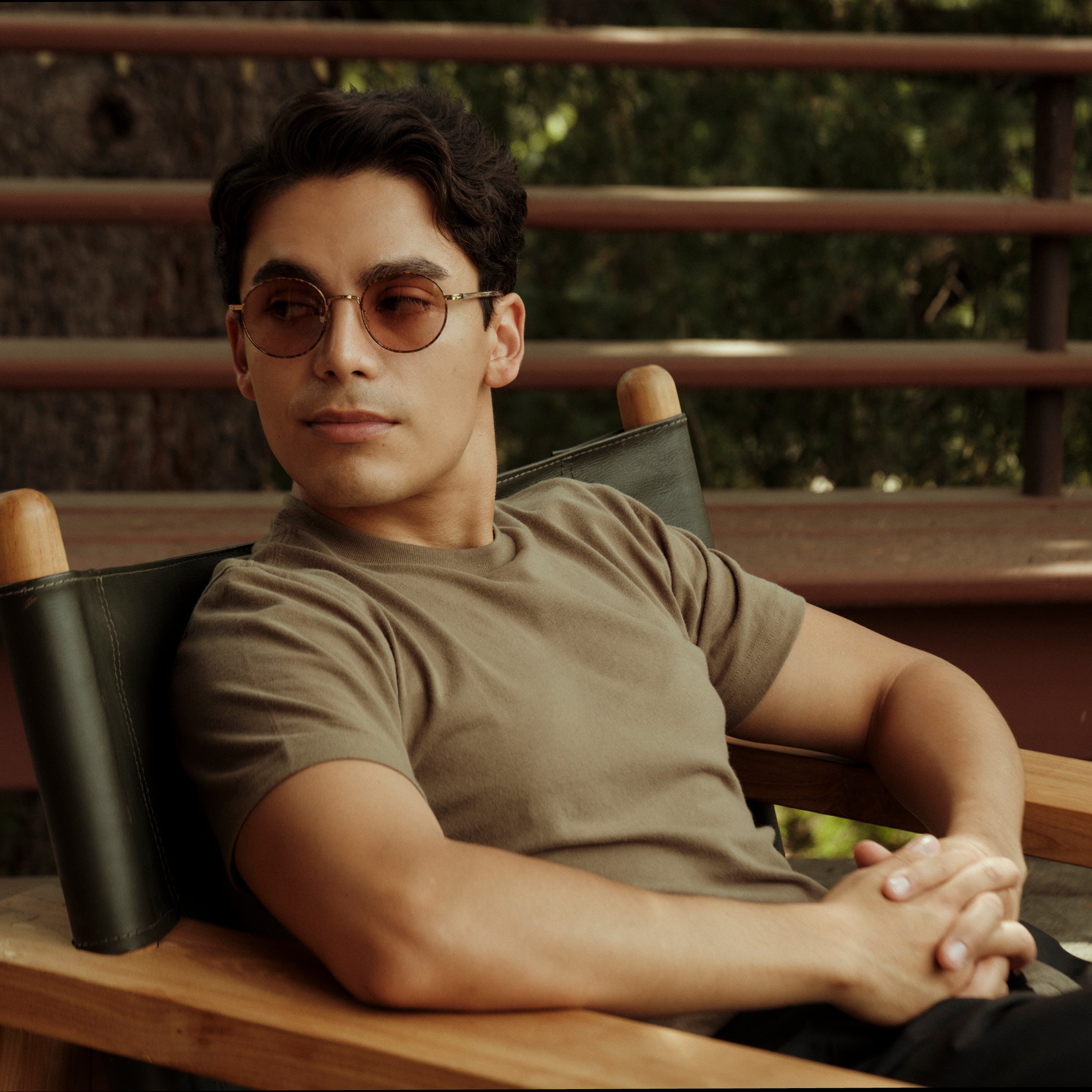Caster Round Sunglasses - Luxurious Eyewear
