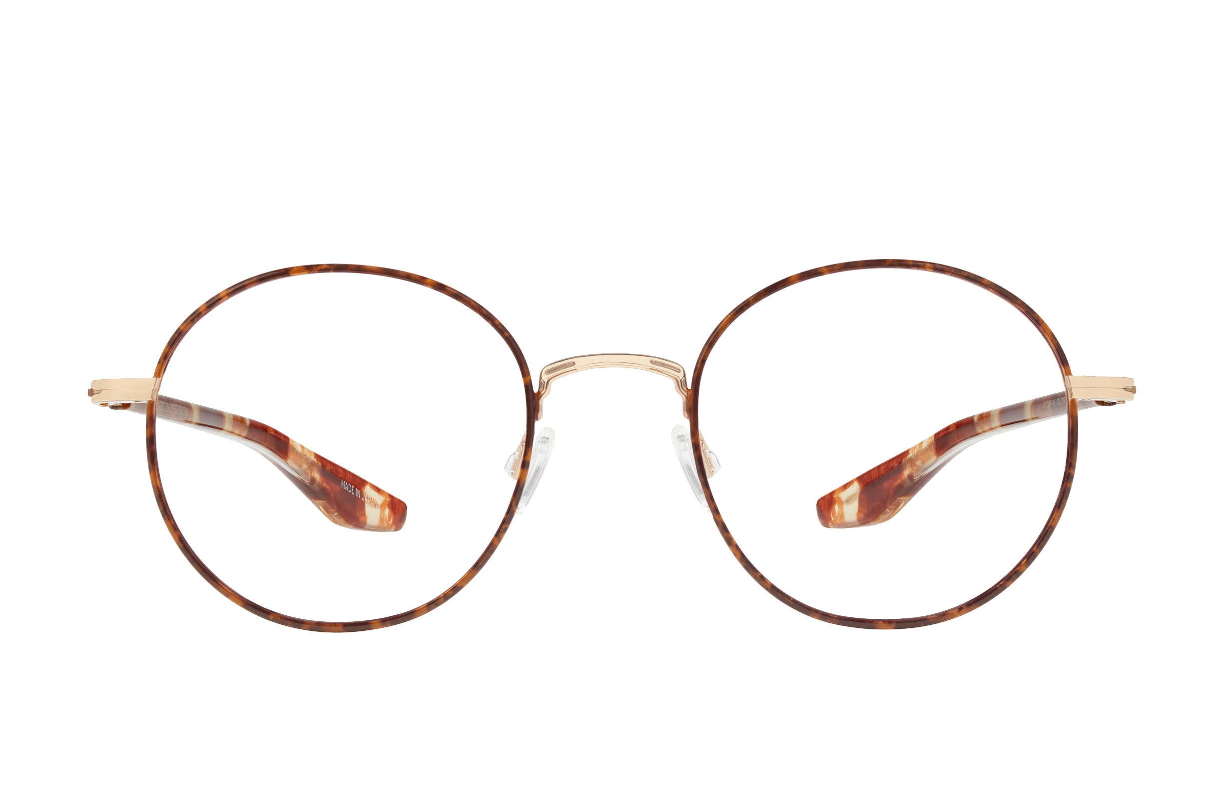 barton perreira Caster Optical Gold / Tortoise Enamel / Crystal / Chestnut